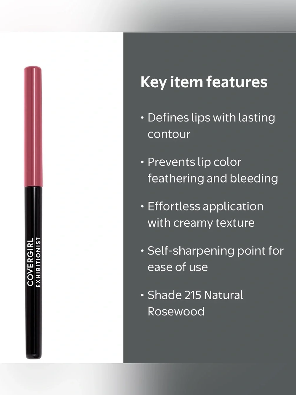 COVERGIRL Exhibitionist Lip Liner, Rosewood